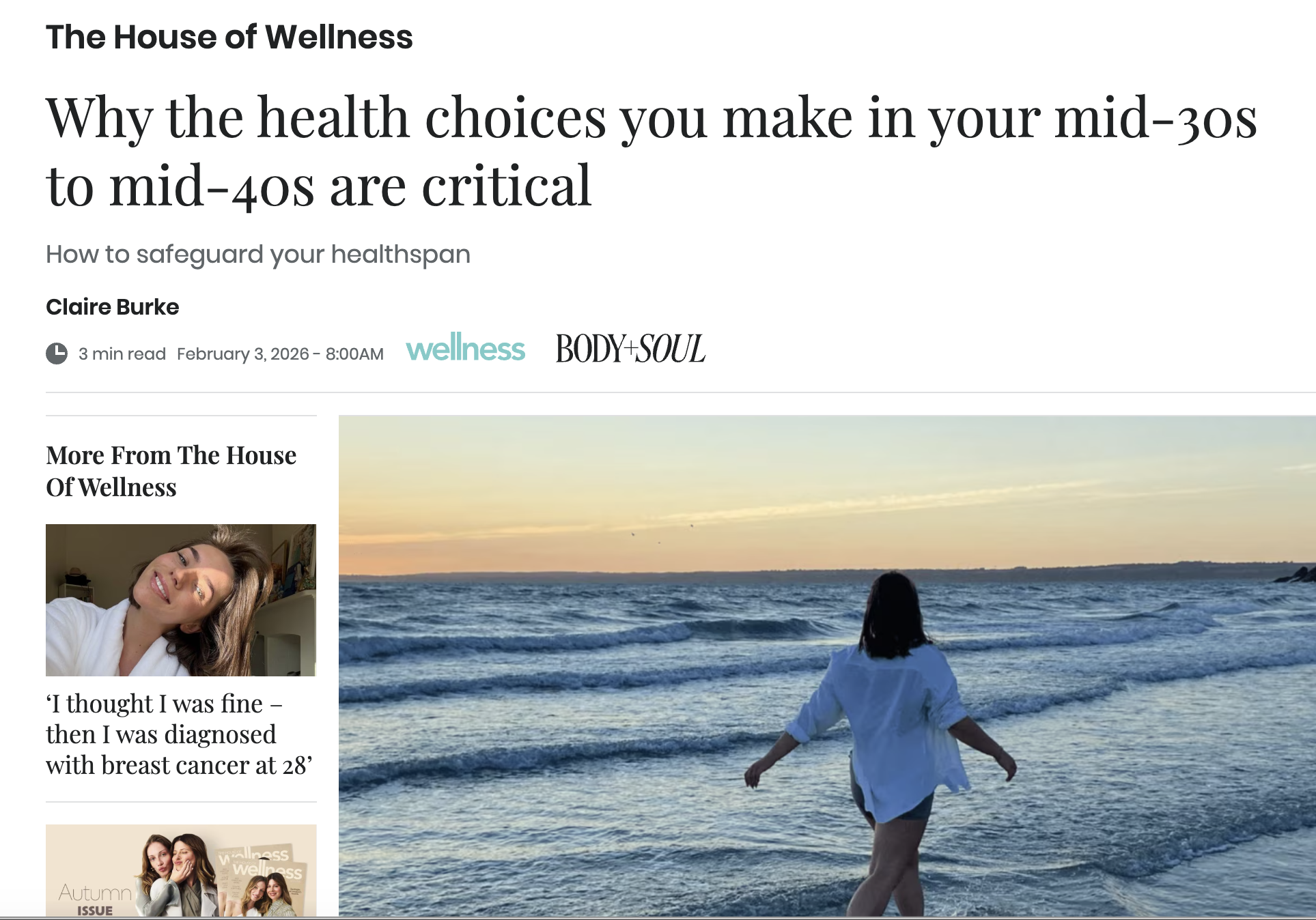 Body and Soul - Health Choices in Your Mid-30s to Mid-40s